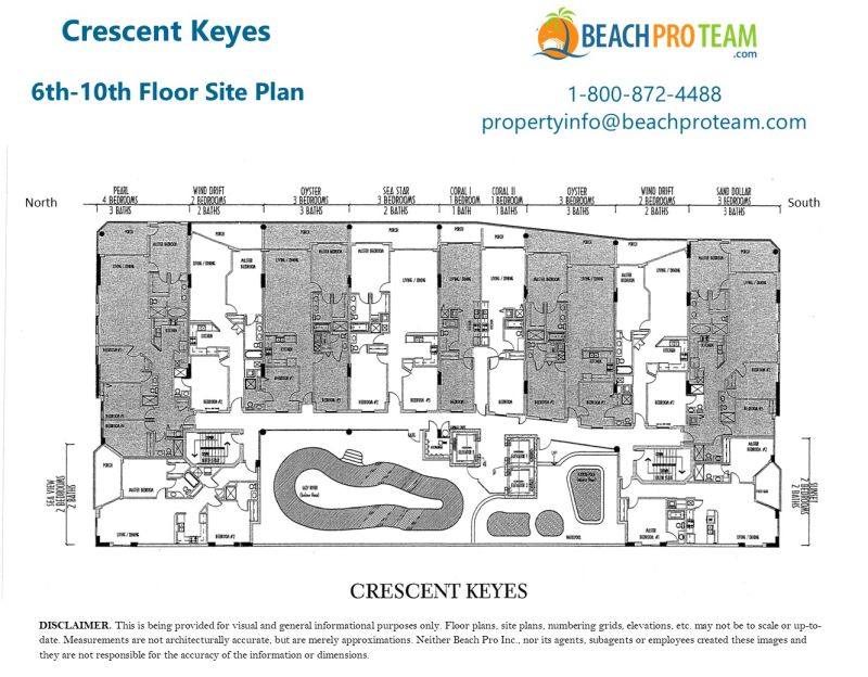 Crescent Keyes Site Plan - 6th Floor